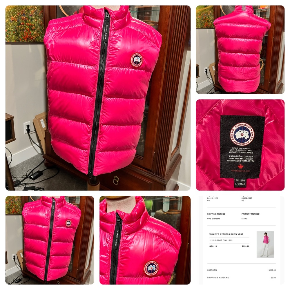Canada Goose Down Vest.